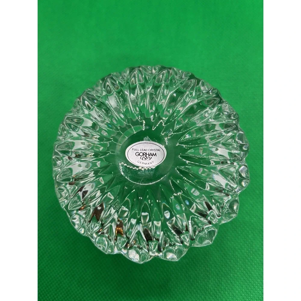Vintage Gorham Althea Candy Dish w/Lid▪︎Full Lead Crystal ▪︎GERMANY ▪︎Flawless